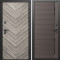 Входная дверь Termo-Door Плаза Серая Елочка - Порте Шоколад