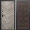 Входная дверь Termo-Door Плаза Серая Елочка - Престиж венге