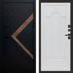 Входная дверь Termo-Door Плэй - Арка белое дерево