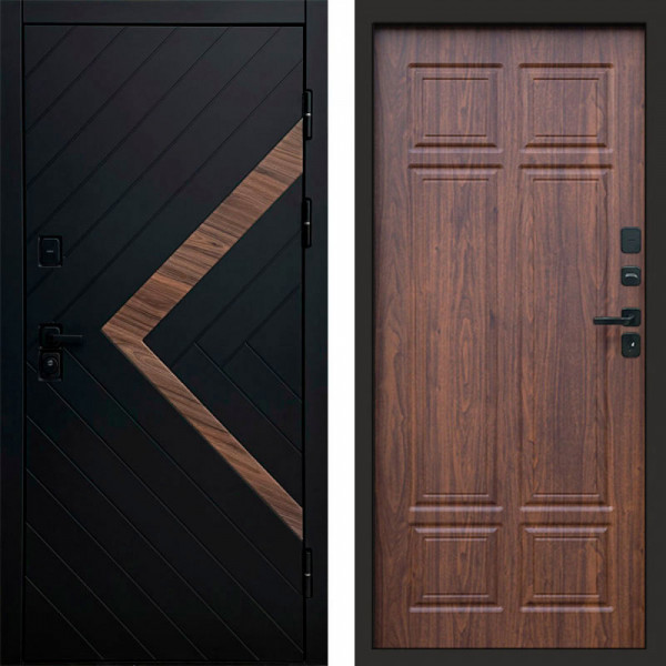 Входная дверь Termo-Door Плэй - Без серии Орех премиум