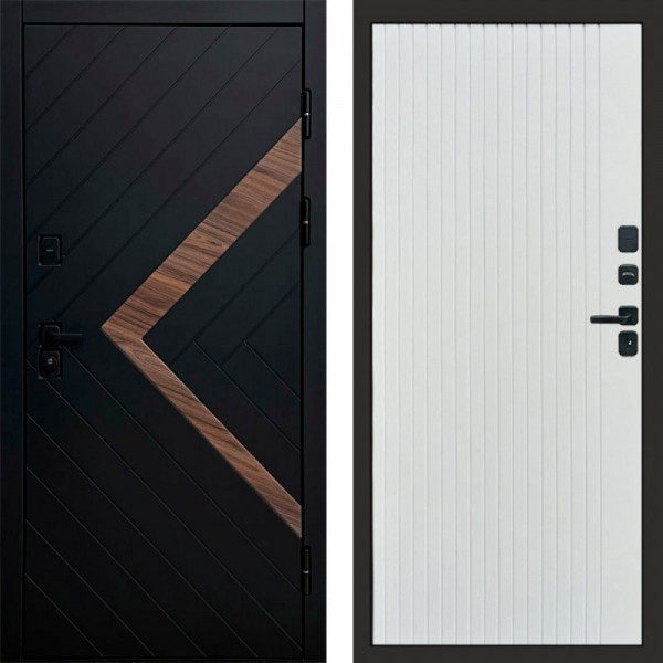 Входная дверь Termo-Door Плэй - Flat Белый софт