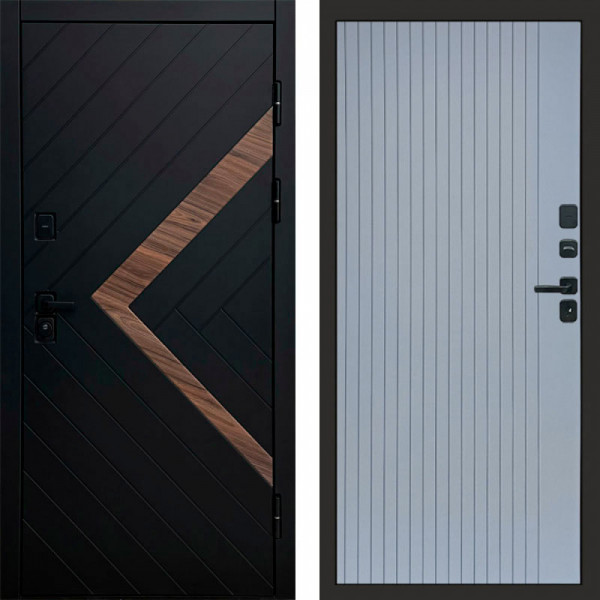 Входная дверь Termo-Door Плэй - Flat Grey софт