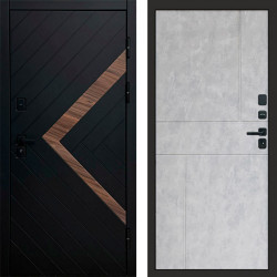 Входная дверь Termo-Door Плэй - Горизонт бетон светлый