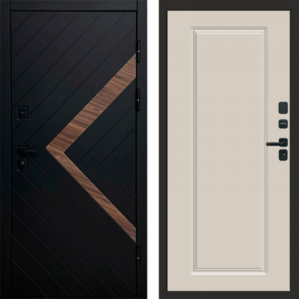 Входная дверь Termo-Door Плэй - Гранд Слоновая кость