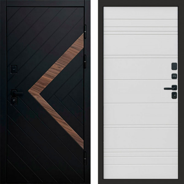 Входная дверь Termo-Door Плэй - Лучи White line