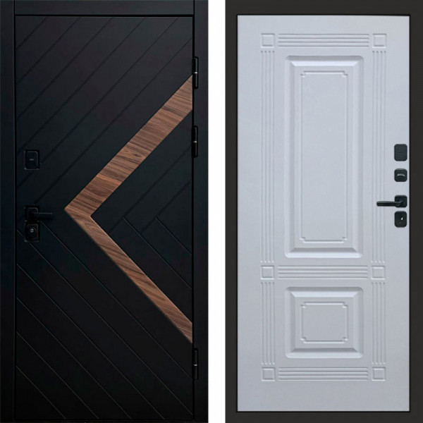 Входная дверь Termo-Door Плэй - Мадрид Белый софт