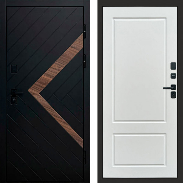 Входная дверь Termo-Door Плэй - Марсель Белый софт