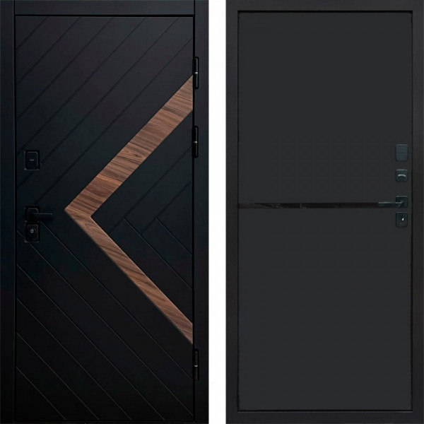 Входная дверь Termo-Door Плэй - Нео Black