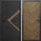Входная дверь Termo-Door Плэй - Плаза Елочка Орех