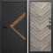 Входная дверь Termo-Door Плэй - Плаза Елочка Серая