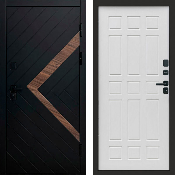 Входная дверь Termo-Door Плэй - Спарта белое дерево