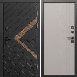 Входная дверь Termo-Door Плэй - Страйп Капучино