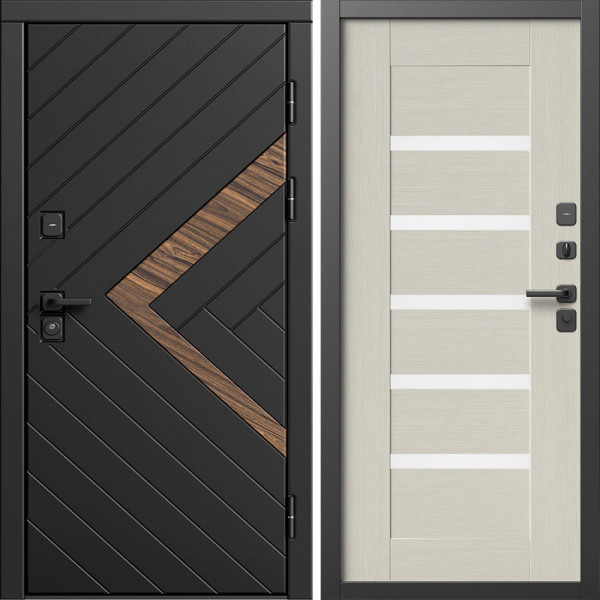 Входная дверь Termo-Door Плэй - Царга лиственница