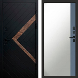 Входная дверь Termo-Door Плэй - Зеркало Фацет Grey софт