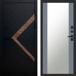 Входная дверь Termo-Door Плэй - Зеркало Grey Софт