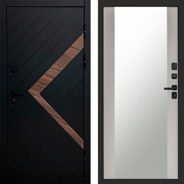 Входная дверь Termo-Door Плэй - Зеркало лиственница