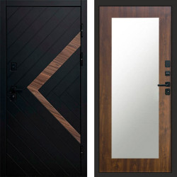 Входная дверь Termo-Door Плэй - Зеркало Триумф дуб