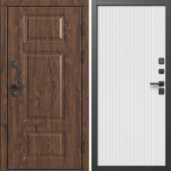Входная дверь Termo-Door Премиум Дуб - Флэт Белый софт