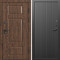 Входная дверь Termo-Door Премиум Дуб - Флэт Черный кварц