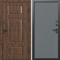 Входная дверь Termo-Door Премиум Дуб - Флэт Grey софт