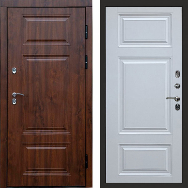 Входная дверь Termo-Door Премиум Дуб - Лион Белый софт