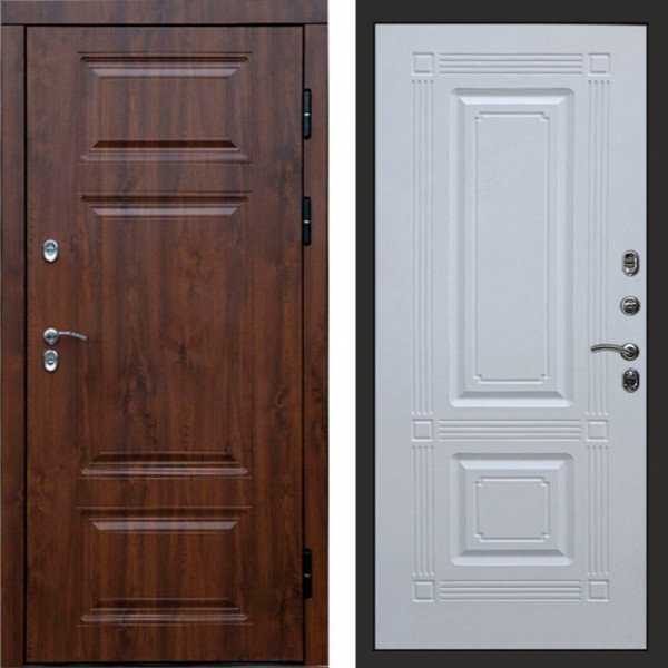 Входная дверь Termo-Door Премиум Дуб - Мадрид Белый софт