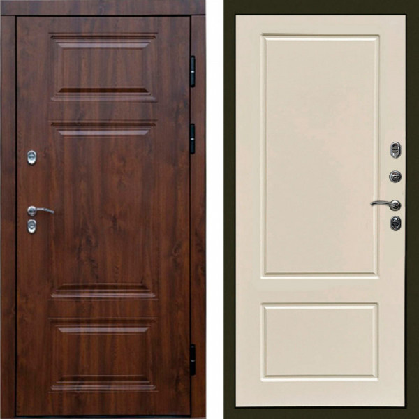 Входная дверь Termo-Door Премиум Дуб - Марсель Слоновая кость