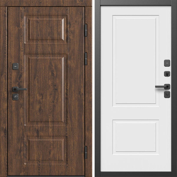 Входная дверь Termo-Door Премиум Дуб - Нео Классика Белый Софт