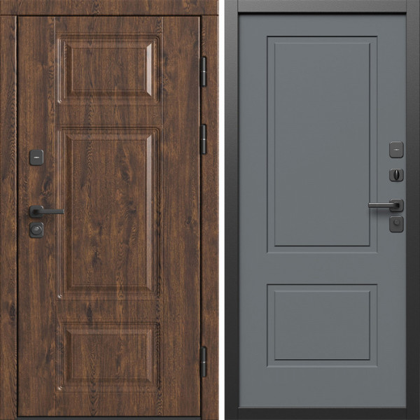 Входная дверь Termo-Door Премиум Дуб - Нео Классика Грей Софт