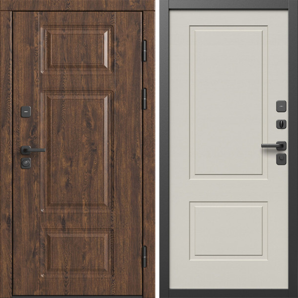 Входная дверь Termo-Door Премиум Дуб - Нео Классика Слоновая Кость