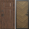 Входная дверь Termo-Door Премиум Дуб - Плаза Елочка Орех