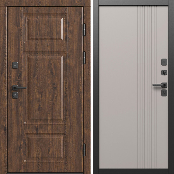 Входная дверь Termo-Door Премиум Дуб - Страйп Капучино