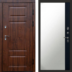 Входная дверь Termo-Door Премиум Дуб - Зеркало Фацет Черный кварц
