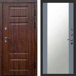 Входная дверь Termo-Door Премиум Дуб - Зеркало Grey Софт