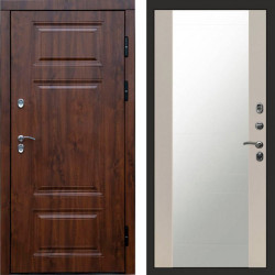 Входная дверь Termo-Door Премиум Дуб - Зеркало Слоновая кость
