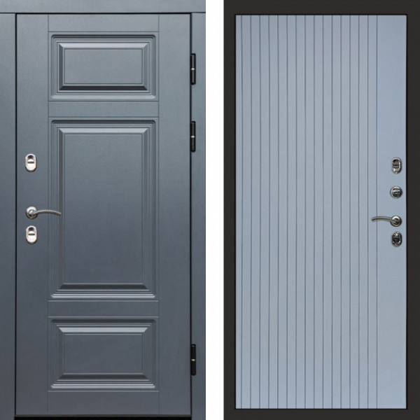 Входная дверь Termo-Door Премиум Grey - Flat Grey софт
