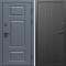 Входная дверь Termo-Door Премиум Грей - Флэт Черный кварц