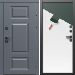Входная дверь Termo-Door Премиум Грей - Гладкая Панель Под Покраску (грунт)