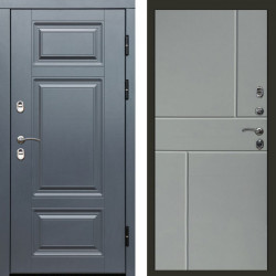 Входная дверь Termo-Door Премиум Grey - Горизонт Grey софт