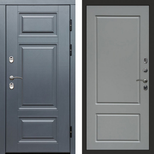 Входная дверь Termo-Door Премиум Grey - Марсель Grey софт