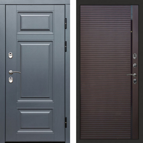 Входная дверь Termo-Door Премиум Grey - Porte Шоколад