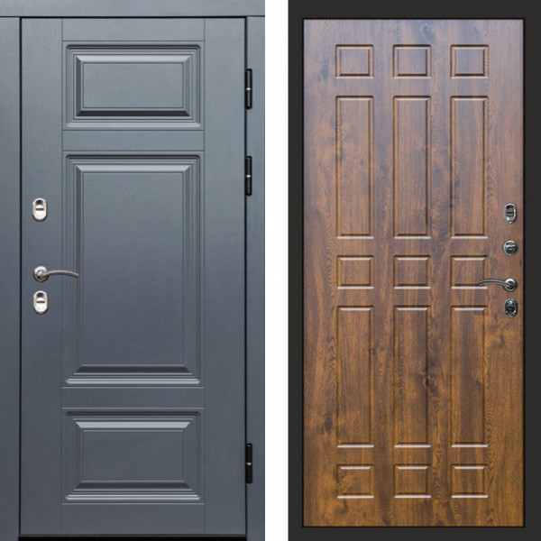 Входная дверь Termo-Door Премиум Grey - Спарта дуб