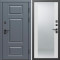 Входная дверь Termo-Door Премиум Грей - Зеркало белый софт