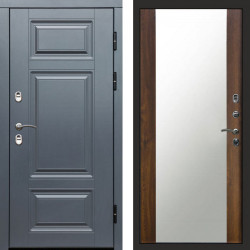 Входная дверь Termo-Door Премиум Grey - Зеркало дуб