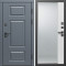 Входная дверь Termo-Door Премиум Грей - Зеркало Фацет Белый софт