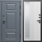 Входная дверь Termo-Door Премиум Грей - Зеркало Люмис Белый Софт