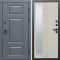 Входная дверь Termo-Door Премиум Грей - Зеркало Люмис Соновая Кость