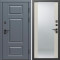 Входная дверь Termo-Door Премиум Грей - Зеркало Слоновая кость