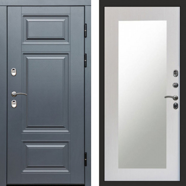 Входная дверь Termo-Door Премиум Grey - Зеркало Триумф лиственница