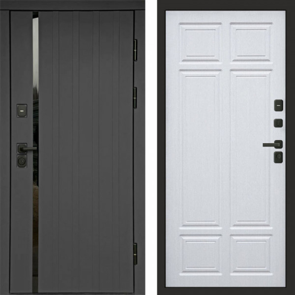 Входная дверь Termo-Door Роял Графит - Без серии Лиственница премиум